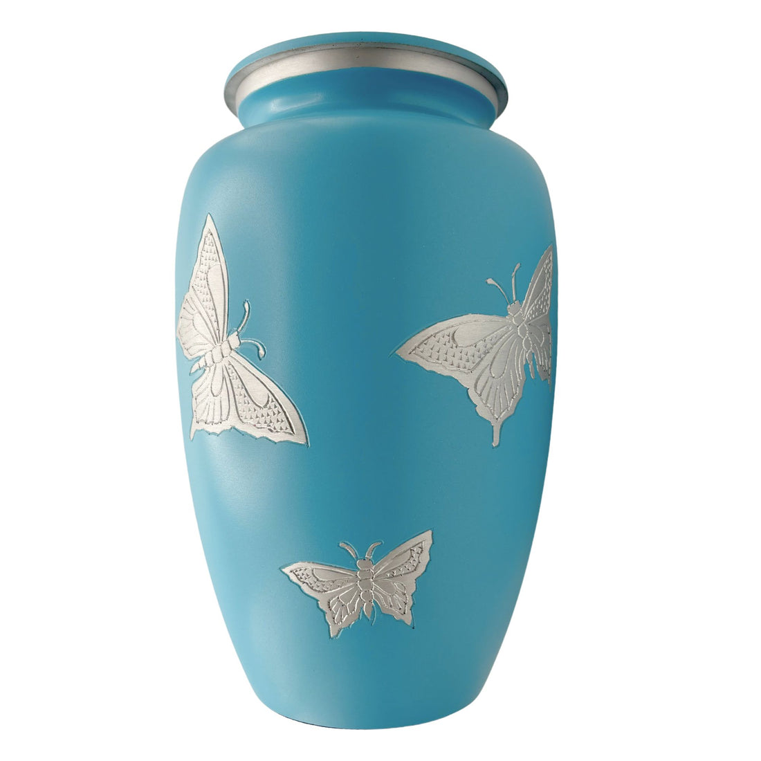 Butterfly Urn for Ashes sky Blue