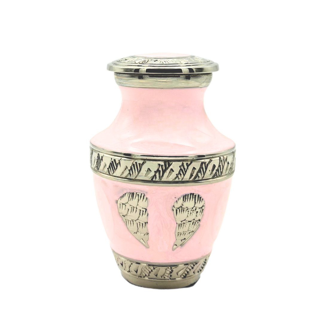 Keepsake Urn with Engraved Wings