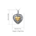 Pet memorial jewellery dimensions