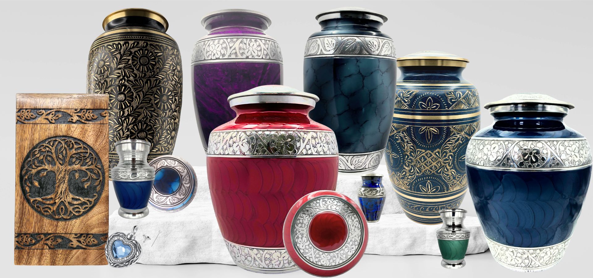 Heritage Urns for Ashes collection